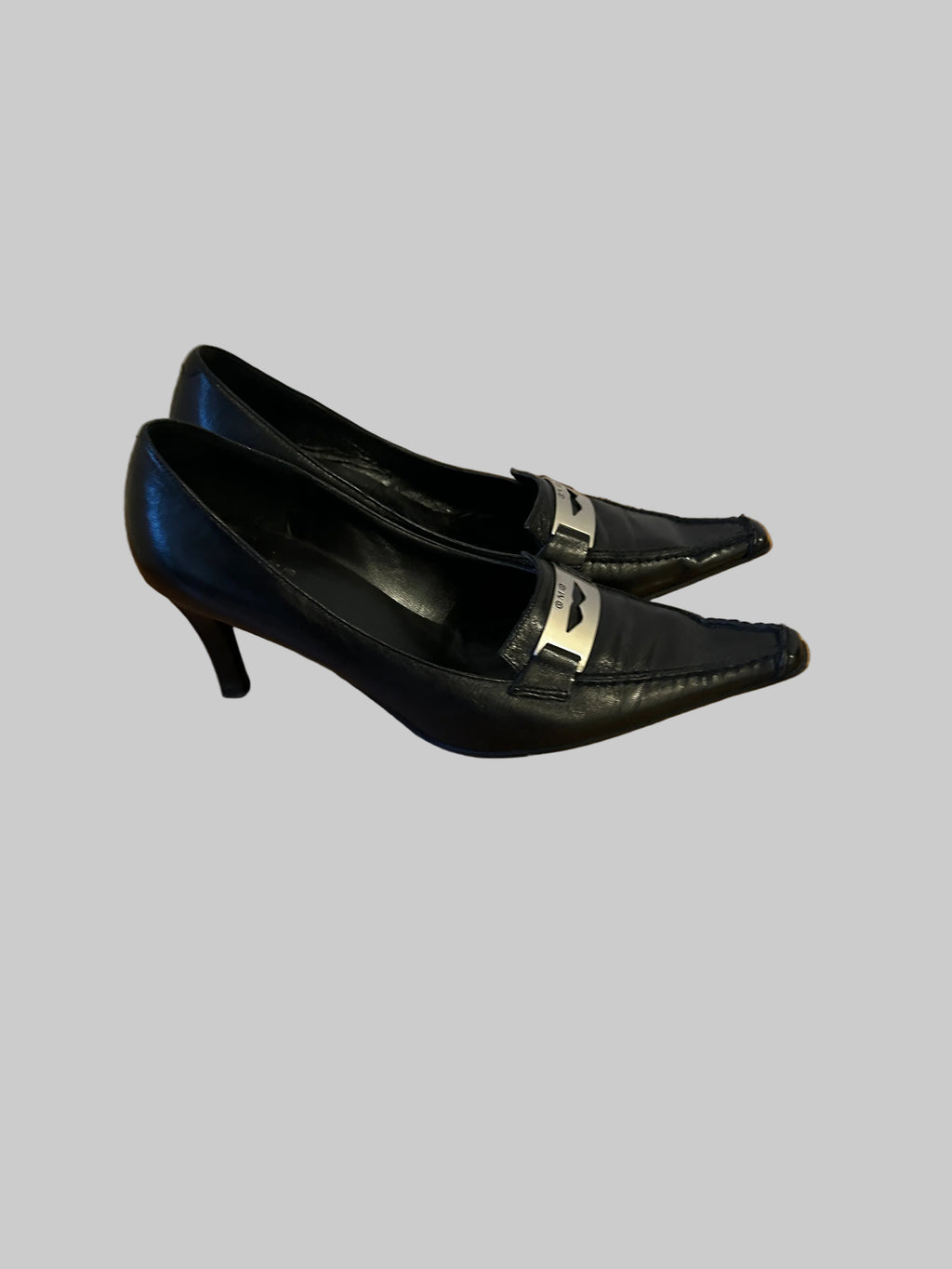 Black Vintage 2000s Y2K heel