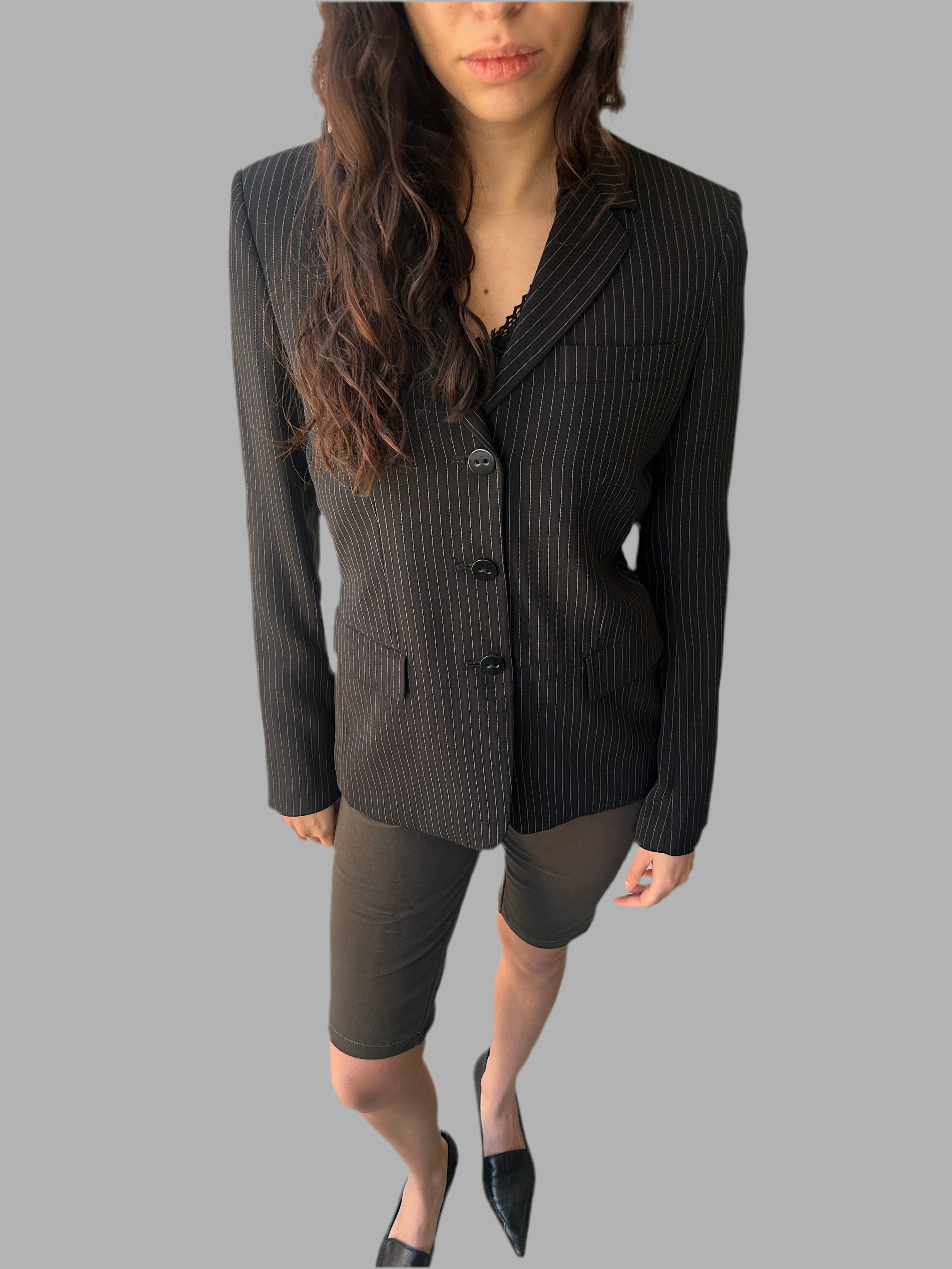 Black Stripe blazer vom kookai