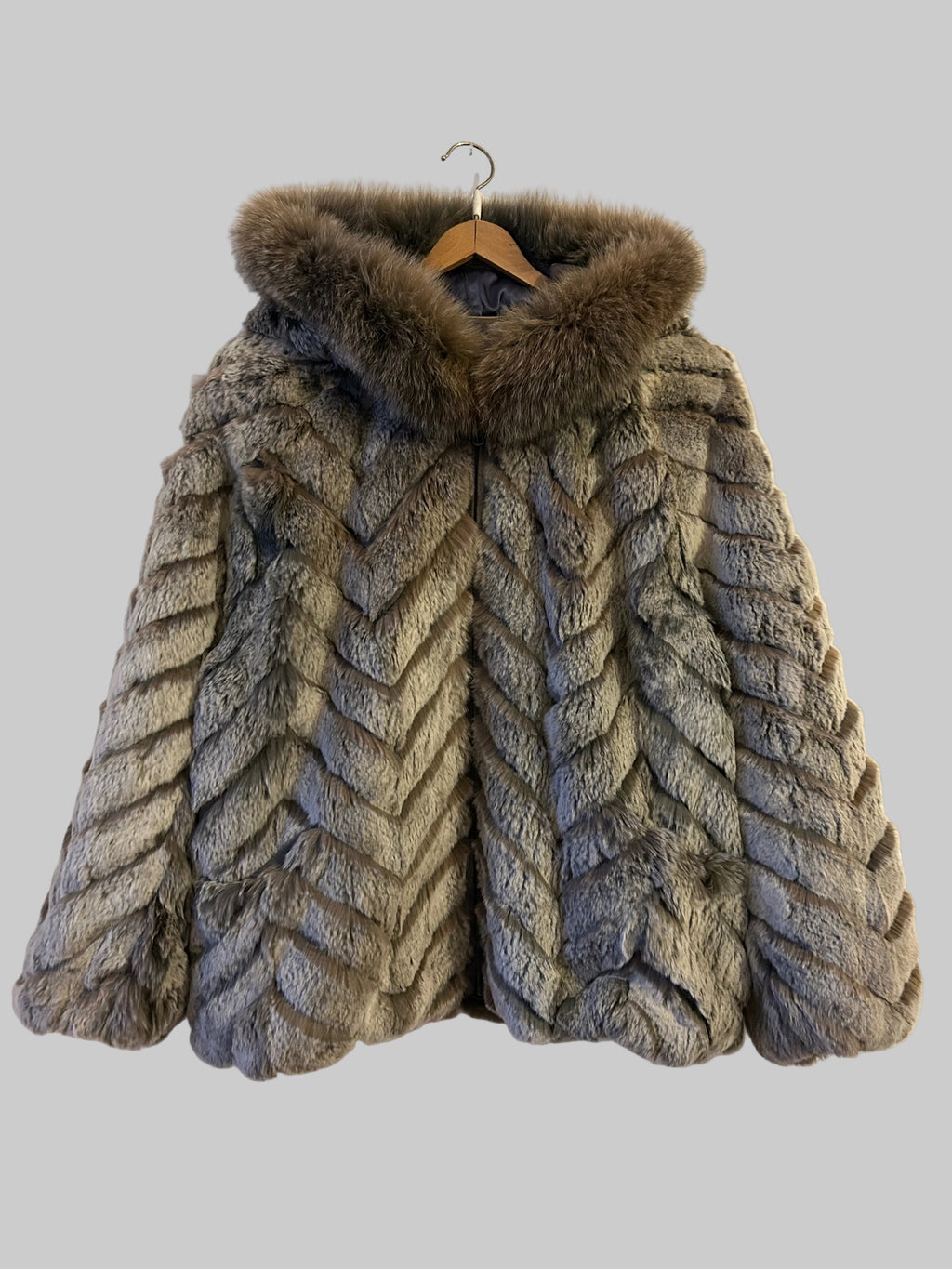 Vintage Y2K winter oversized faux fur  jacket