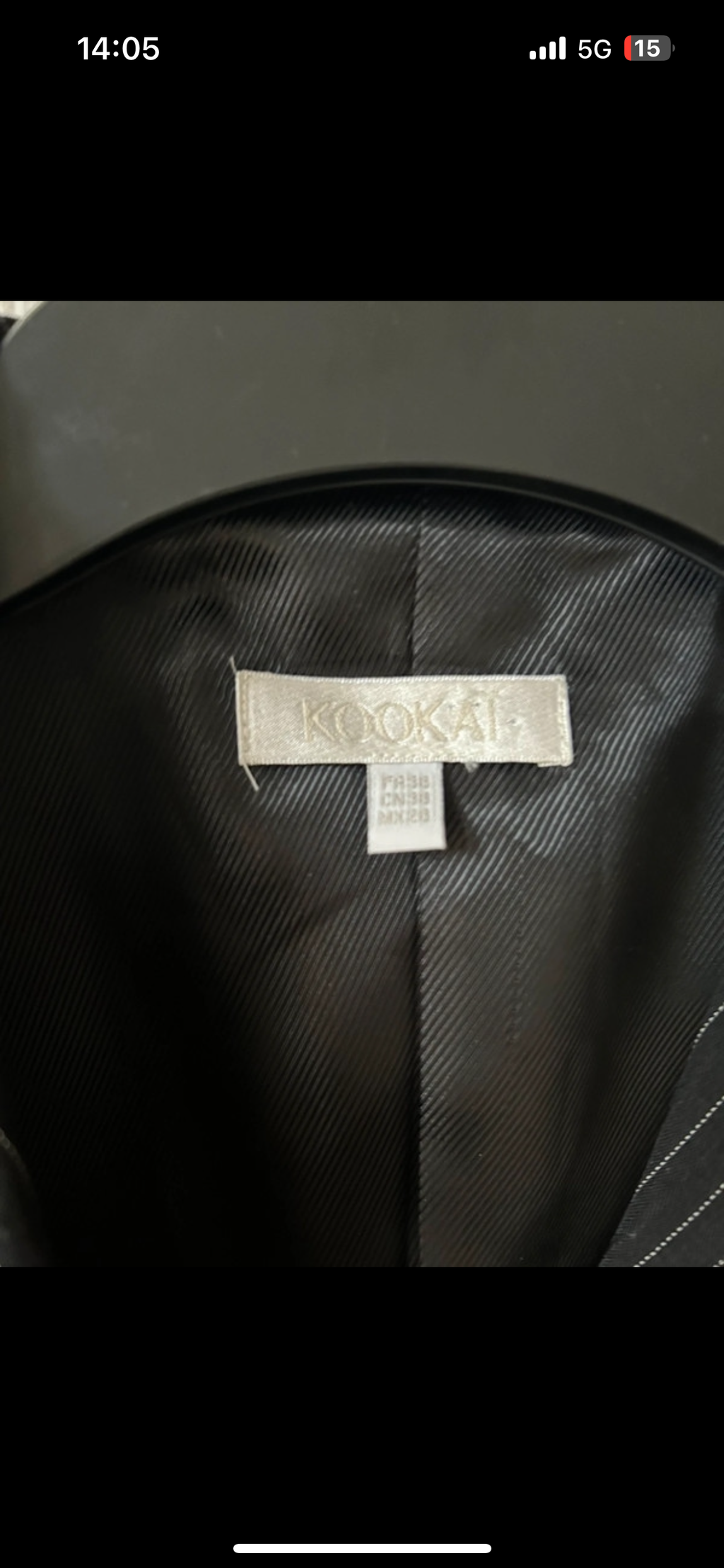 Black Stripe blazer vom kookai