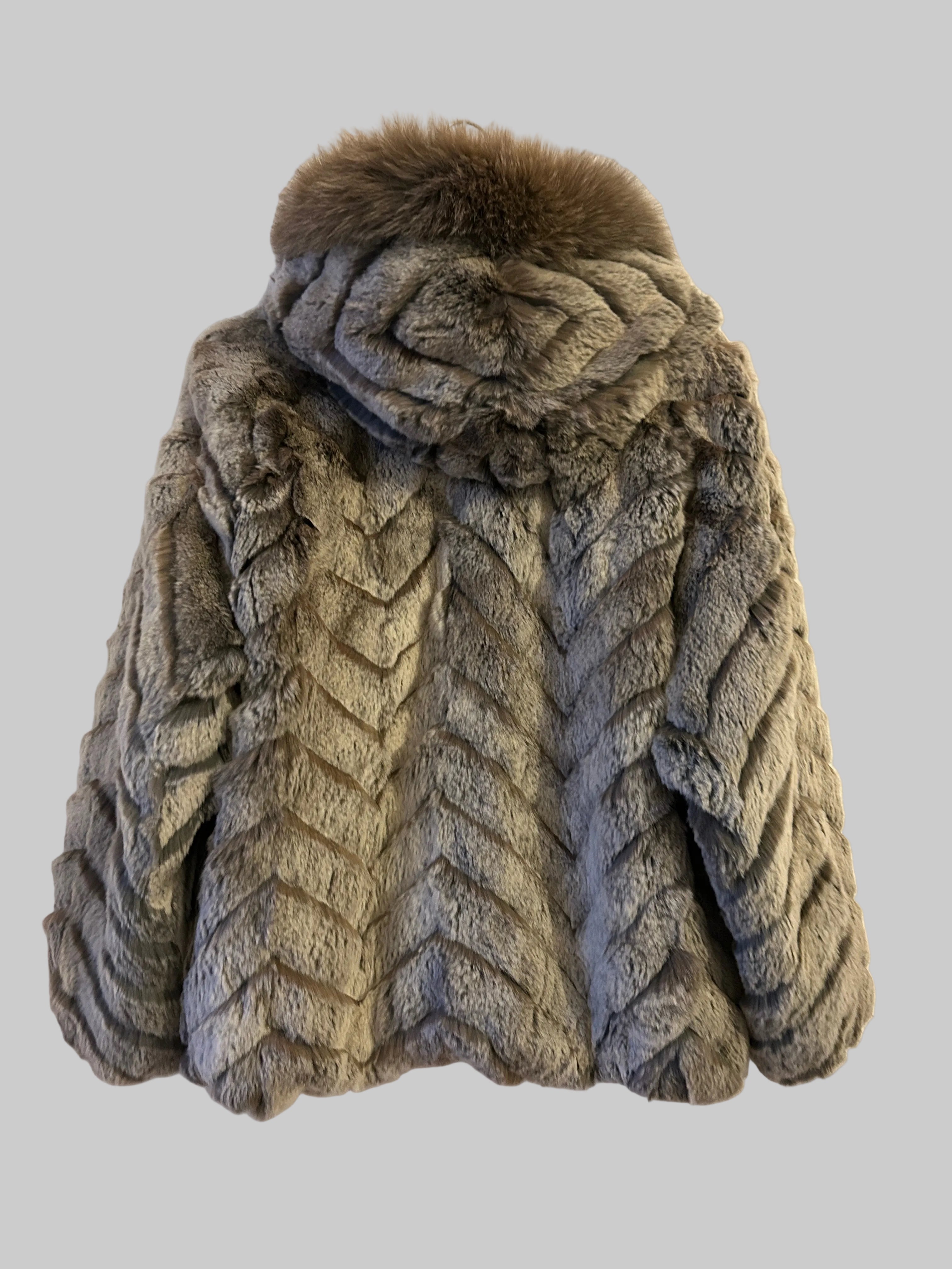 Vintage Y2K winter oversized faux fur  jacket
